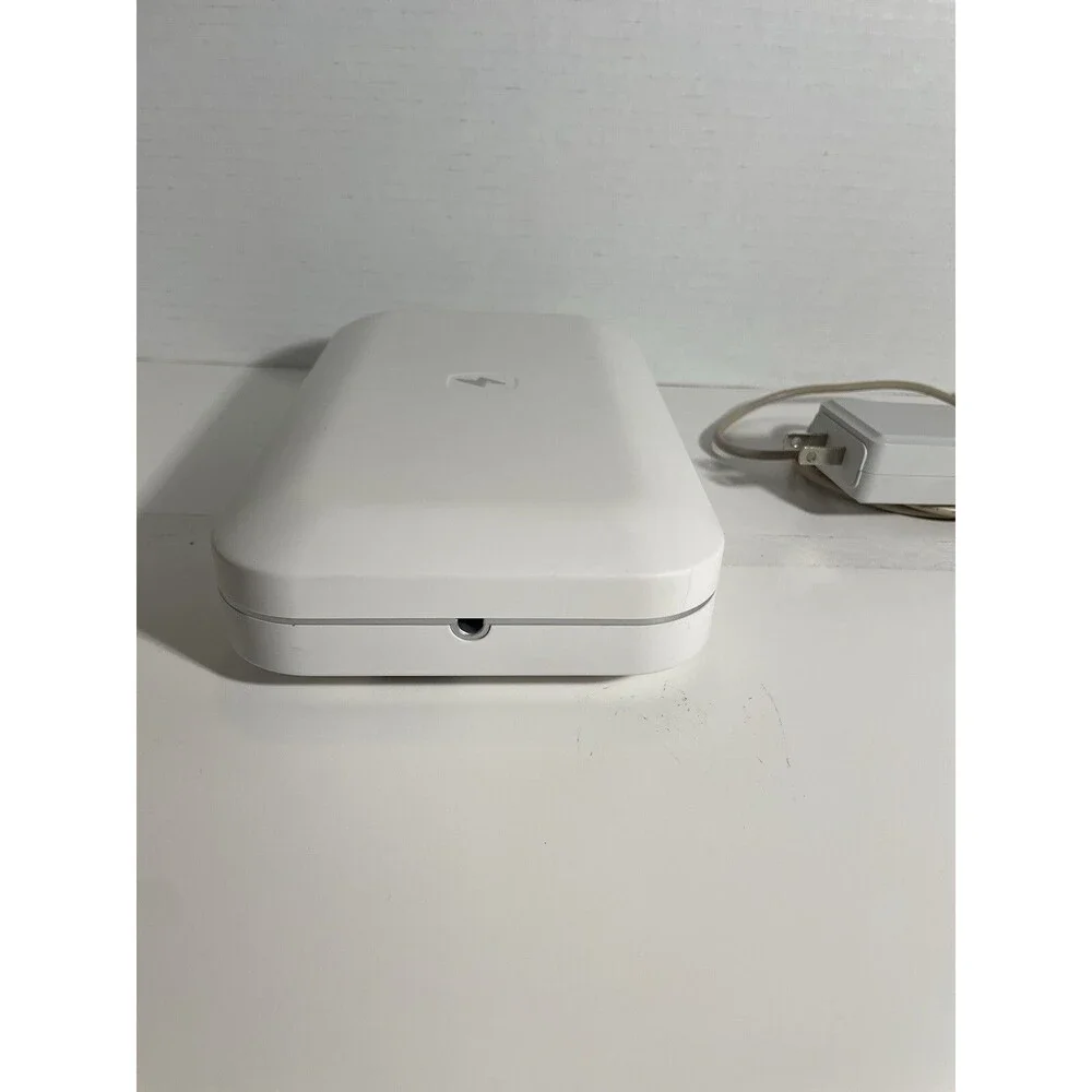 PHONESOAP 3 UV Cell Phone Sanitizer Cleaner & Dual Universal Charger White 600W